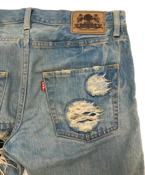 Hysteric Glamour（ヒステリックグラマー）Hysteric Glamour (ヒステリックグラマー) デニムパンツ インディゴ サイズ:SIZE Sの古着・服飾アイテム
