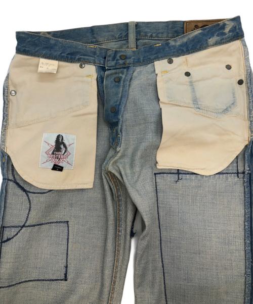 Hysteric Glamour（ヒステリックグラマー）Hysteric Glamour (ヒステリックグラマー) デニムパンツ インディゴ サイズ:SIZE Sの古着・服飾アイテム