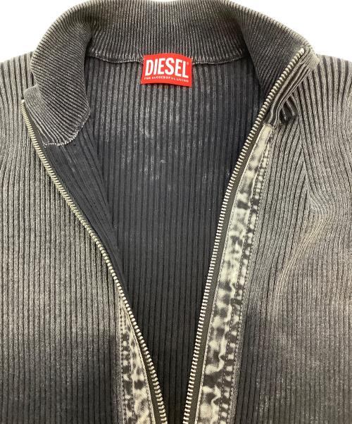 DIESEL（ディーゼル）DIESEL (ディーゼル) ジップジャケット グレー サイズ:SIZE Sの古着・服飾アイテム