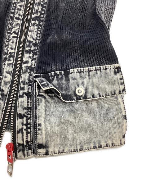DIESEL（ディーゼル）DIESEL (ディーゼル) ジップジャケット グレー サイズ:SIZE Sの古着・服飾アイテム