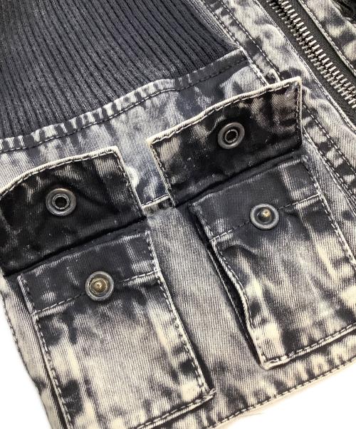 DIESEL（ディーゼル）DIESEL (ディーゼル) ジップジャケット グレー サイズ:SIZE Sの古着・服飾アイテム