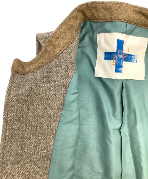 vm（ヴーム）vm (ヴーム) ベストジャケット ベージュの古着・服飾アイテム