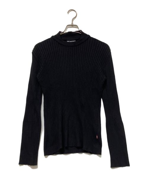 VERSACE JEANS COUTURE（ヴェルサーチ ジーンズクチュール）VERSACE JEANS COUTURE (ヴェルサーチ ジーンズクチュール) 厚手ニット ブラック サイズ:XXLの古着・服飾アイテム