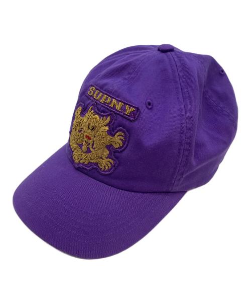 SUPREME（シュプリーム）Supreme (シュプリーム) Bullion Dragon 6-Panel パープル サイズ:58cmの古着・服飾アイテム