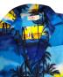 中古・古着 island fashions (アイランドファッション) 半袖シャツ ブルー×イエロー サイズ:SML：4000円