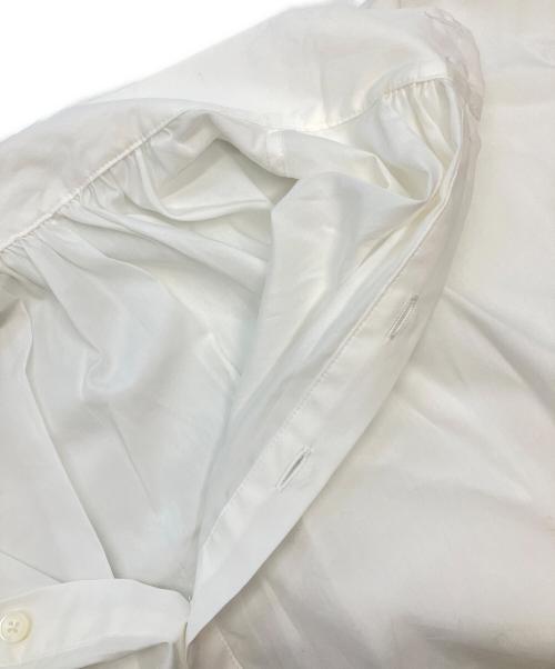 MACPHEE（マカフィー）MACPHEE (マカフィー) コットンブロード スタンドカラーチュニックブラウス ホワイト サイズ:36の古着・服飾アイテム
