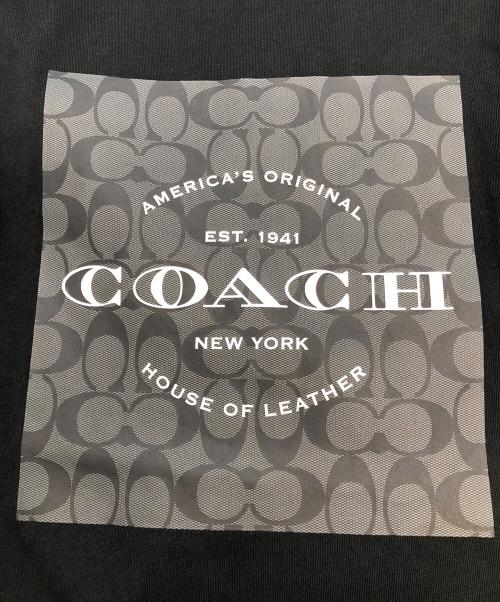 COACH（コーチ）COACH (コーチ) シグネチャー スクエア Tシャツ ブラック サイズ:SIZE Sの古着・服飾アイテム