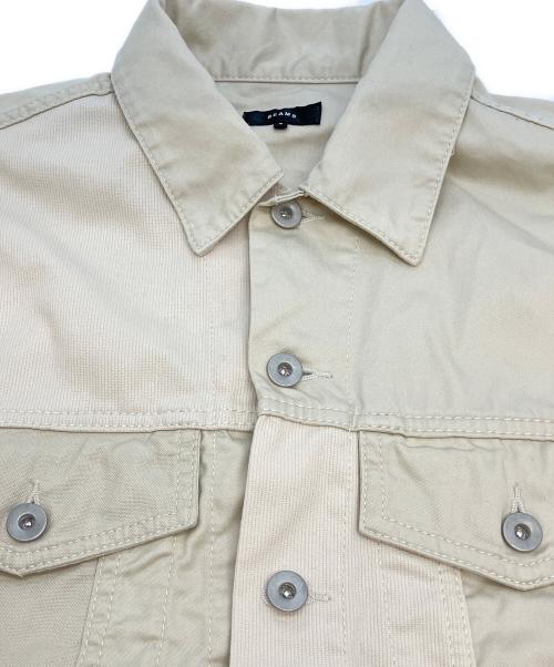 BEAMS（ビームス）BEAMS (ビームス) クレイジー トラッカージャケット ベージュ サイズ:SIZE Sの古着・服飾アイテム