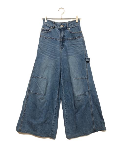 MAISON SPECIAL（メゾンスペシャル）MAISON SPECIAL (メゾンスペシャル) ワイドデニムパンツ インディゴ サイズ:SIZE Mの古着・服飾アイテム