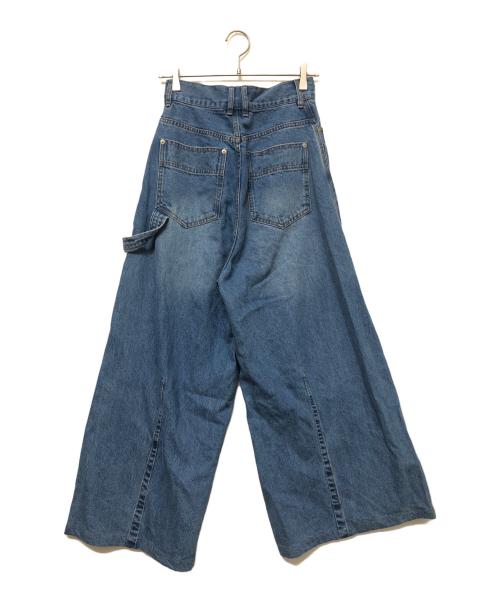 MAISON SPECIAL（メゾンスペシャル）MAISON SPECIAL (メゾンスペシャル) ワイドデニムパンツ インディゴ サイズ:SIZE Mの古着・服飾アイテム