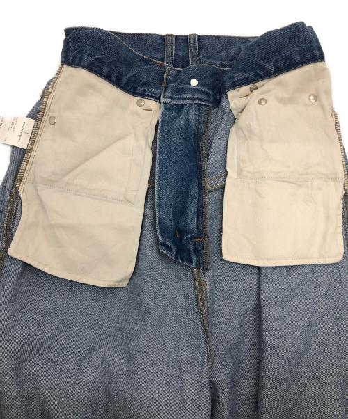 MAISON SPECIAL（メゾンスペシャル）MAISON SPECIAL (メゾンスペシャル) ワイドデニムパンツ インディゴ サイズ:SIZE Mの古着・服飾アイテム