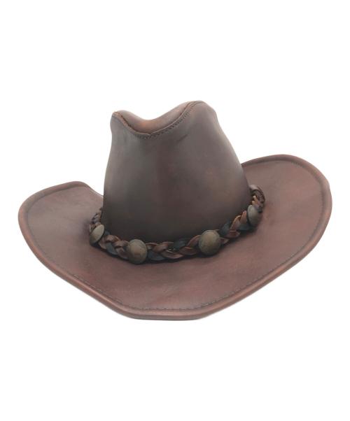 HENSCHEL HAT（ヘンシェルハット）HENSCHEL HAT (ヘンシェルハット) ウェスタンハット ブラウン サイズ:Lの古着・服飾アイテム