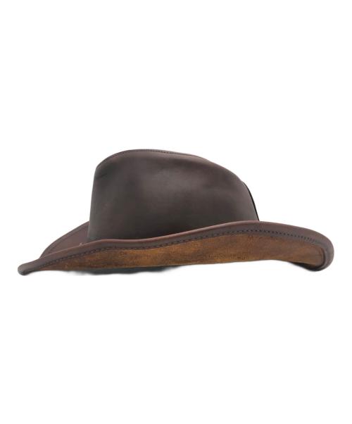 HENSCHEL HAT（ヘンシェルハット）HENSCHEL HAT (ヘンシェルハット) ウェスタンハット ブラウン サイズ:Lの古着・服飾アイテム