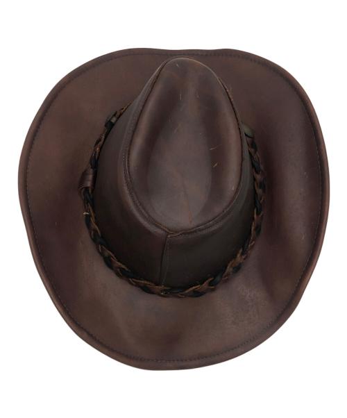 HENSCHEL HAT（ヘンシェルハット）HENSCHEL HAT (ヘンシェルハット) ウェスタンハット ブラウン サイズ:Lの古着・服飾アイテム
