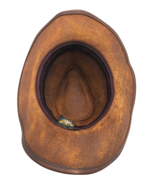 HENSCHEL HAT（ヘンシェルハット）HENSCHEL HAT (ヘンシェルハット) ウェスタンハット ブラウン サイズ:Lの古着・服飾アイテム