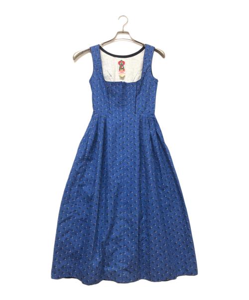 SALZBURGER DIRNDL（ザルツブルガー ディアンドル）SALZBURGER DIRNDL (ザルツブルガー ディアンドル) チロルワンピース ブルー サイズ:38の古着・服飾アイテム