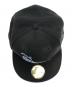 中古・古着 New Era (ニューエラ) キャップ ブラック×ブルー：3000円