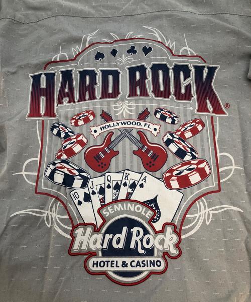 Hard Rock（ハードロック）Hard Rock (ハードロック) 半袖シャツ グレー サイズ:SIZE XXLの古着・服飾アイテム