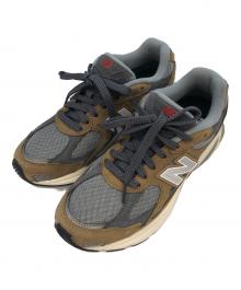NEW BALANCE（ニューバランス）の古着「スニーカー」｜グレー×ブラウン
