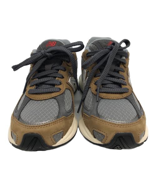 NEW BALANCE（ニューバランス）NEW BALANCE (ニューバランス) スニーカー グレー×ブラウン サイズ:24.5の古着・服飾アイテム