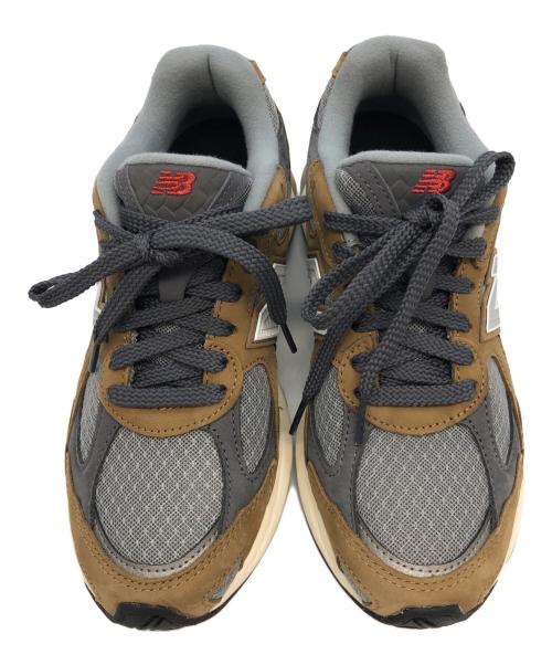 NEW BALANCE（ニューバランス）NEW BALANCE (ニューバランス) スニーカー グレー×ブラウン サイズ:24.5の古着・服飾アイテム