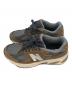 NEW BALANCE (ニューバランス) スニーカー グレー×ブラウン サイズ:24.5：10000円