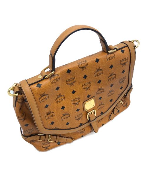MCM（エムシーエム）MCM (エムシーエム) 2WAYショルダーバッグ ブラウンの古着・服飾アイテム