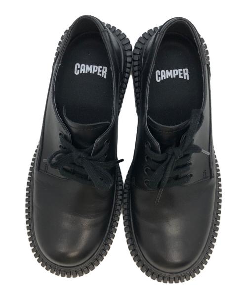 CAMPER（カンペール）CAMPER (カンペール) ダービーシューズ ブラック サイズ:38の古着・服飾アイテム