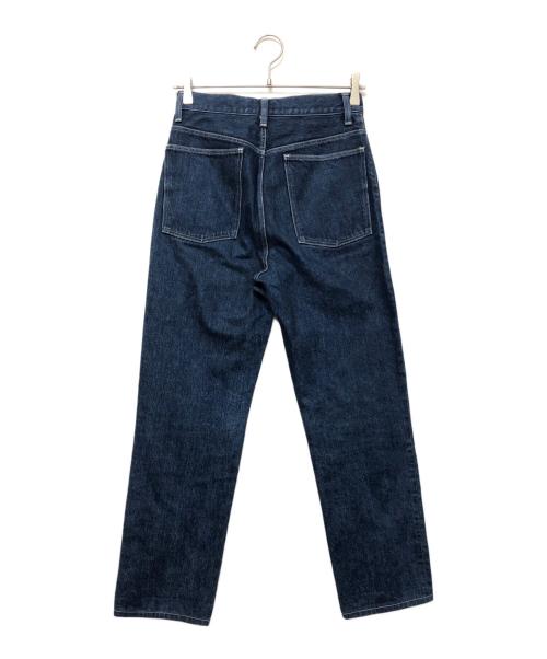 LOEFF（ロエフ）LOEFF (ロエフ) デニムスラックスパンツ ネイビー サイズ:SIZE 00の古着・服飾アイテム