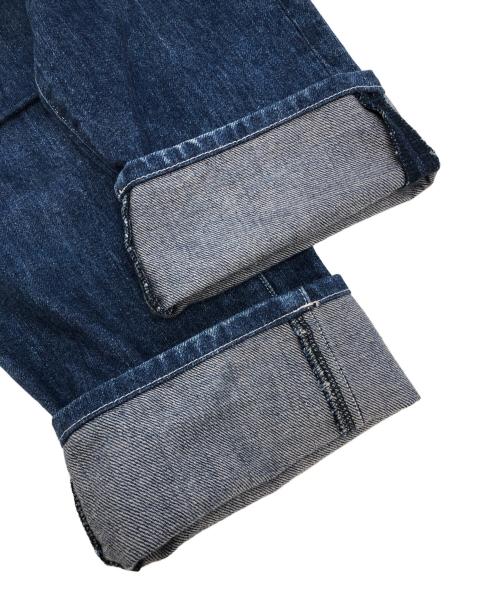 LOEFF（ロエフ）LOEFF (ロエフ) デニムスラックスパンツ ネイビー サイズ:SIZE 00の古着・服飾アイテム