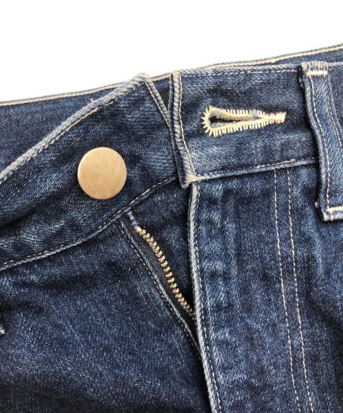 LOEFF（ロエフ）LOEFF (ロエフ) デニムスラックスパンツ ネイビー サイズ:SIZE 00の古着・服飾アイテム