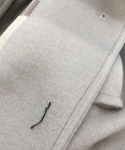 BLUE LABEL CRESTBRIDGE（ブルーレーベルクレストブリッジ）BLUE LABEL CRESTBRIDGE (ブルーレーベルクレストブリッジ) ウールコート グレー サイズ:36の古着・服飾アイテム