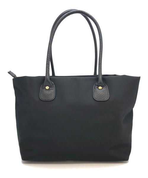BLUE LABEL CRESTBRIDGE（ブルーレーベルクレストブリッジ）BLUE LABEL CRESTBRIDGE (ブルーレーベルクレストブリッジ) ナイロントートバッグ ブラックの古着・服飾アイテム