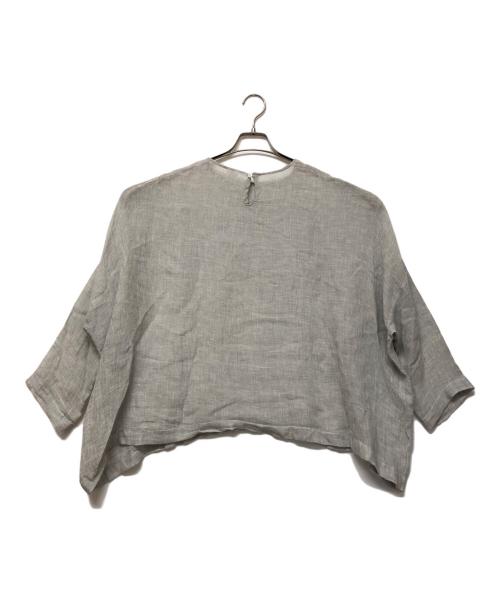 KAGURE（カグレ）kagure (カグレ) 半袖ブラウス グレー サイズ:SIZE Freeの古着・服飾アイテム