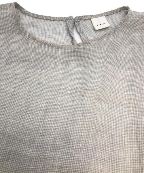 KAGURE（カグレ）kagure (カグレ) 半袖ブラウス グレー サイズ:SIZE Freeの古着・服飾アイテム