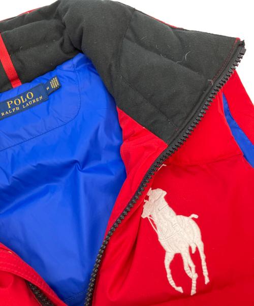 POLO RALPH LAUREN（ポロ・ラルフローレン）POLO RALPH LAUREN (ポロ・ラルフローレン) ダウンベスト レッド サイズ:SIZE Mの古着・服飾アイテム