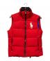 POLO RALPH LAUREN（ポロ・ラルフローレン）の古着「ダウンベスト」｜レッド