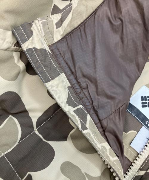 Columbia（コロンビア）Columbia (コロンビア) 中綿ジャケット ベージュ×ブラウン サイズ:XLの古着・服飾アイテム