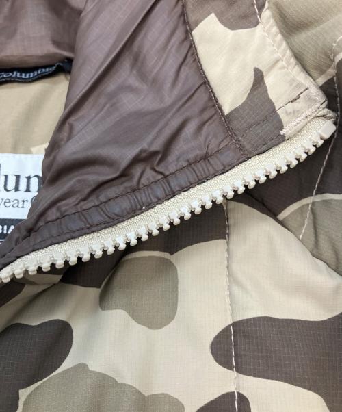 Columbia（コロンビア）Columbia (コロンビア) 中綿ジャケット ベージュ×ブラウン サイズ:XLの古着・服飾アイテム