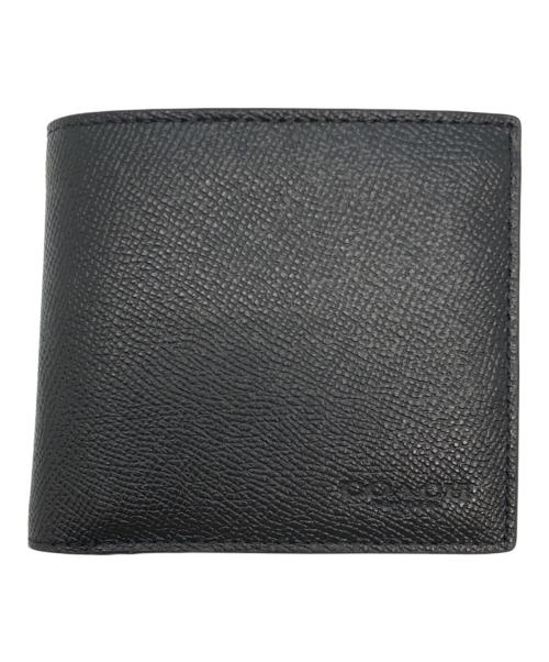 COACH（コーチ）COACH (コーチ) 2つ折り財布 ブラックの古着・服飾アイテム