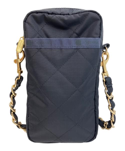 LeSportsac（レスポートサック）LeSportsac (レスポートサック) CHAIN MINI PHONE CRSBDY ネイビーの古着・服飾アイテム