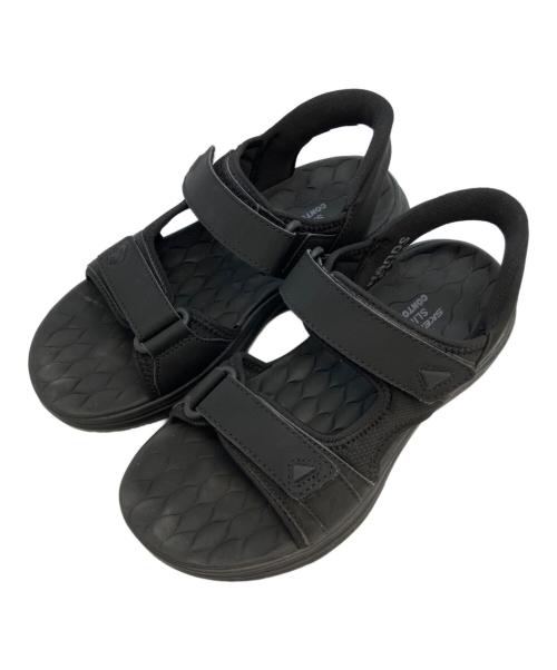 SKECHERS（スケッチャーズ）SKECHERS (スケッチャーズ) コンツアーフォームサンダル ブラック サイズ:26の古着・服飾アイテム