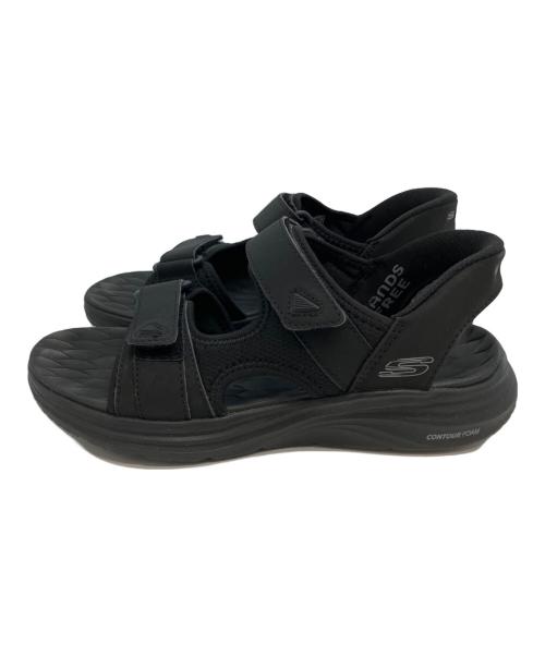 SKECHERS（スケッチャーズ）SKECHERS (スケッチャーズ) コンツアーフォームサンダル ブラック サイズ:26の古着・服飾アイテム