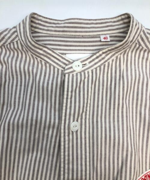 DANTON（ダントン）DANTON (ダントン) 長袖シャツ ブラウン サイズ:SIZE 40の古着・服飾アイテム