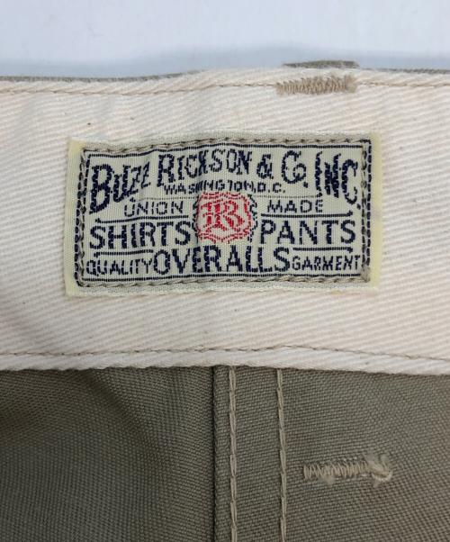 BUZZ RICKSON'S（バズリクソンズ）BUZZ RICKSON'S (バズリクソンズ) ワイドパンツ ベージュ サイズ:SIZE W32 L34の古着・服飾アイテム