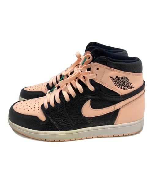NIKE（ナイキ）NIKE (ナイキ) AIR JORDAN1 ブラック×ピンク サイズ:28の古着・服飾アイテム