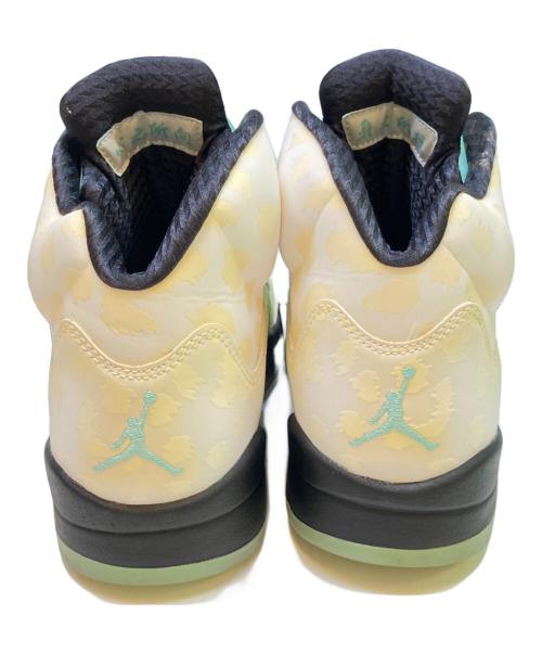 NIKE（ナイキ）NIKE (ナイキ) Air Jordan 5　ハイカットスニーカー ホワイト×グリーン サイズ:SIZE 28cmの古着・服飾アイテム