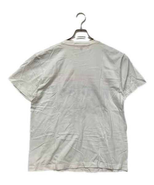 KIKS TYO（キックスティーワイオー）KIKS TYO (キックスティーワイオー) 半袖Tシャツ ホワイト×オレンジ サイズ:Lの古着・服飾アイテム