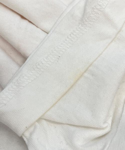 KIKS TYO（キックスティーワイオー）KIKS TYO (キックスティーワイオー) 半袖Tシャツ ホワイト×オレンジ サイズ:Lの古着・服飾アイテム