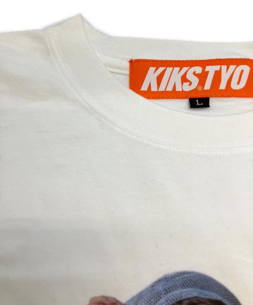 KIKS TYO（キックスティーワイオー）KIKS TYO (キックスティーワイオー) 半袖Tシャツ ホワイト サイズ:Lの古着・服飾アイテム